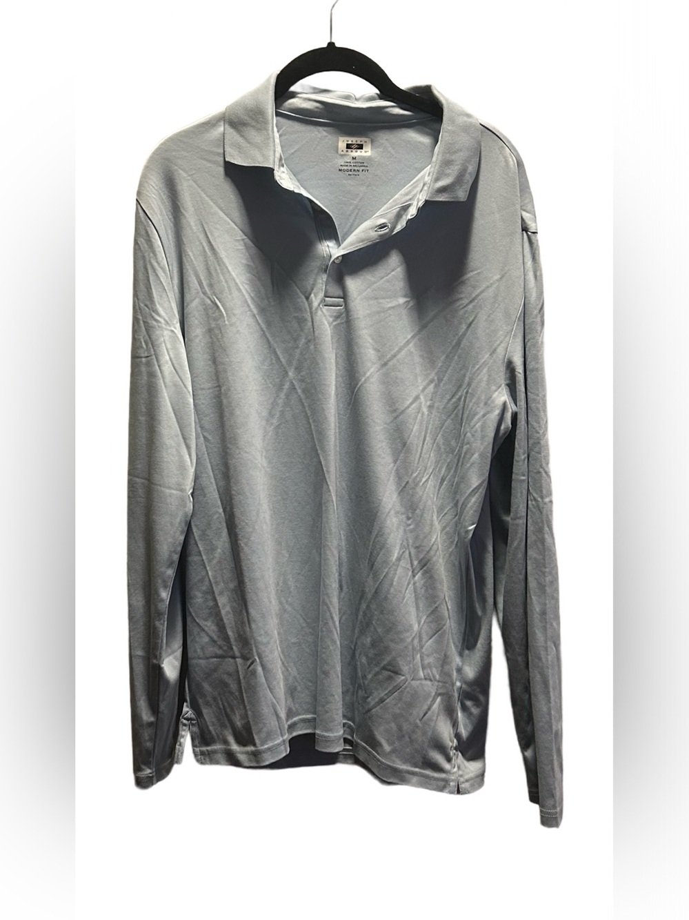 Joseph Abboud Light Blue Long Sleeve Polo